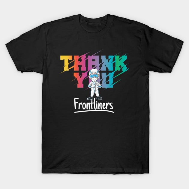 A Gratitude to Frontliners T-Shirt by Tee Tow Argh 